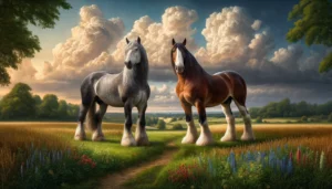 Percheron vs Clydesdale