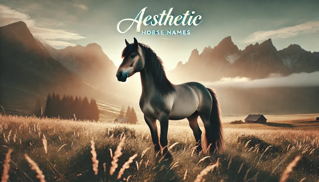 Aesthetic Horse Names