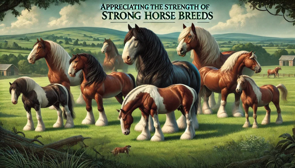 Appreciating the Strength of Strong Horse Breeds